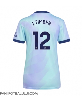 Arsenal Jurrien Timber #12 Tricou Fotbal Replică 2024-25 Femei Treilea